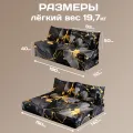 Бескаркасный диван "Черный мрамор"