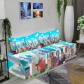 Бескаркасный диван "Город мультфильм"