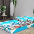 Бескаркасный диван "Город мультфильм"