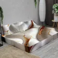 Бескаркасный диван "Белый мрамор"