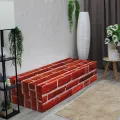 Бескаркасный диван "Кирпичная стена"