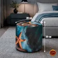 Пуфик в прихожую "Море"