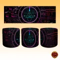 Пуфик в прихожую "Gravity Falls"